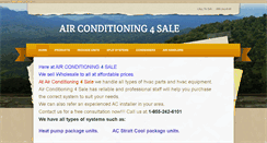 Desktop Screenshot of airconditioning4sale.com